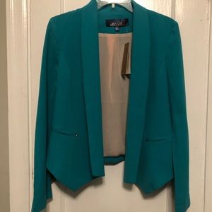 NWT Blue Rain Blazer Jacket